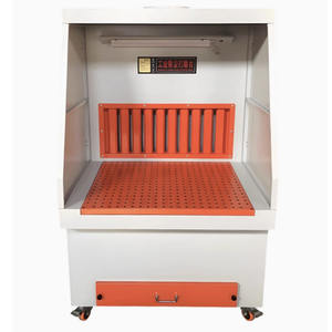 Banco da lavoro per la raccolta della polvere autopulente mobile per saldatura/macinazione/segatura/levigatura/taglio - Product Image 1
