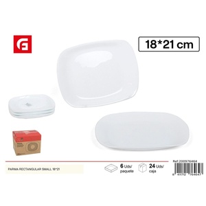 Piccola lastra di vetro rettangolare 18x21 Parma-stoviglie in ceramica - Product Image 1