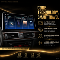 Lecteur Android sans fil EWA pour voiture, DSP, écran HD 12,8 pouces 2400x900, série Snapdragon E90, radio GPS, écran partagé, stéréo pour BMW Série 3