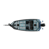 6m Big Center Console Bass Boat Aluminium pour les prix de vente de bateaux de pêche en mer