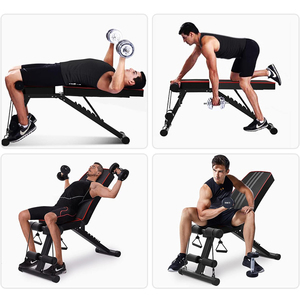 <span class=keywords><strong>Banc</strong></span> de musculation en métal réglable, capacité de charge de 700 livres, <span class=keywords><strong>banc</strong></span> d'entraînement pliable pour les exercices assis à plat - Product Image 6