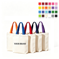 Sac fourre-tout en toile de coton biologique recyclable avec logo imprimé personnalisé et poignée d'épaule pour la plage, les cadeaux et le shopping
