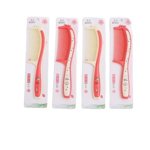 หวีผมไอชูพลาสติกขนาดใหญ่สำหรับใช้ในบ้าน ซีรีส์เชอร์รี่พิงค์ - Product Image 1
