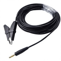 Pince crocodile isolée 50A avec poignée en plastique pour batterie, connecteur de test, faisceau de câbles automobile OEM ODM