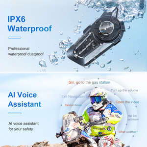 Suministro de fábrica Manos libres Moto Auricular Y50 Bt Inalámbrico Impermeable Casco de motocicleta Bt Auriculares Casco de esquí Auriculares - Product Image 3