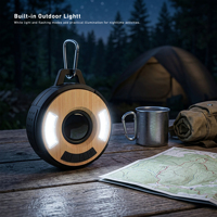 Cadeau d'entreprise promotionnel, mini lampe de camping 2 en 1, lecteur de musique stéréo 3W, lampe portable, haut-parleur Bluetooth sans fil