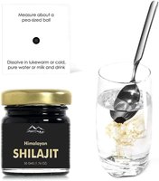 Résine de Shilajit Pur de l'Himalaya Haute Puissance Qualité Alimentaire Stimulant Énergétique pour Adultes Soutien Immunitaire Plus de 85 Oligo-éléments Acide Fulvique 50g