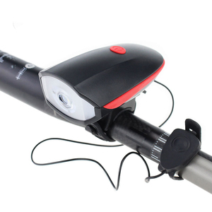 Gros phare étanche <span class=keywords><strong>lampe</strong></span> <span class=keywords><strong>de</strong></span> vélo 120 Db fort klaxon alarme cloche avertissement <span class=keywords><strong>Rechargeable</strong></span> LED vélo avant lumière batterie ABS - Product Image 6