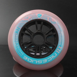 Nhà Máy Tùy Chỉnh Polyurethane Hot Bán Chuyên Nghiệp Tốc Độ <span class=keywords><strong>Inline</strong></span> <span class=keywords><strong>Skate</strong></span> Bánh Xe Tốc Độ 125Mm Bánh Xe Lớn <span class=keywords><strong>Inline</strong></span> Giày Trượt - Product Image 5