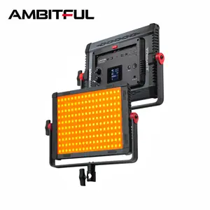 Ambitful 30W P35R RGB全彩补光灯2800-6800K发光二极管视频灯面板支持实时视频摄影应用控制