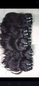 Cheveux Indiens Remy à Double Trame Faite à la Machine, Ondulation Naturelle, Lisses, Ondulations Profondes pour Tressage, Toutes Couleurs HARSHATH HAIR EXPORT - Product Image 3