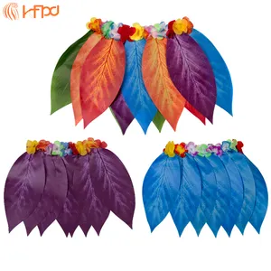 Grass Leaf Skirt and Hawaiian Costumes, Tropical Decorations and Luau Dancing Party