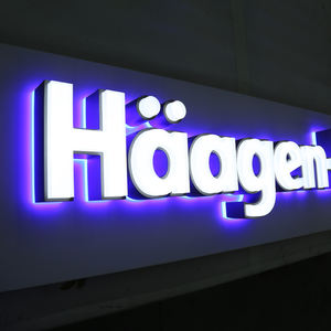 आउटडोर वाटरप्रूफ हाई-एंड डबल-पक्षीय चमकदार पत्र विज्ञापन अनुकूलन - Product Image 1