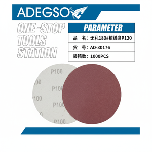 Per Velcro 180 grana P120 disco levigante efficiente finitura superficiale carta abrasiva su substrato per levigatura - Product Image 1