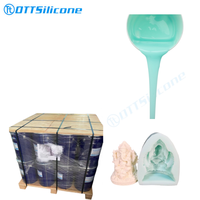 Caoutchouc de silicone à durcissement au platine 25A pour la fabrication de moules en plâtre, caoutchouc de silicone RTV-2