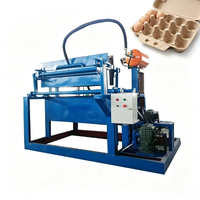 Mesin Baki Telur Multi-Spec 6 12 30 Sel dengan Pengering Logam, Lini Produksi Pencetakan Pulp Otomatis untuk Pengemasan Telur Industri