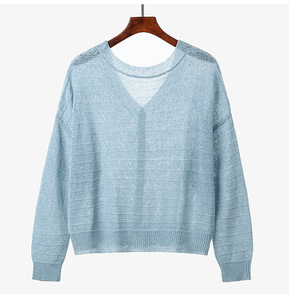 Maglione Pullover Da Donna Con Scollo A V In Mohair Nero: Morbido, Vestibilà Ampia, Misto Lana, Casual Versatile Da 30,71 € | DHgate