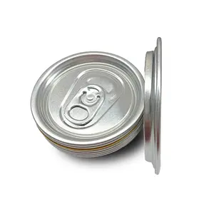 easy open pull ring Aluminum top can pet round Can Lid Cap 200/202 SOT B64 beer Beverage Soda juice drink Can Cover