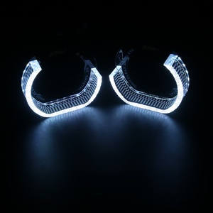 SANVI 2.5นิ้ว3นิ้วปรับแต่งได้แหวนจักรยานพร้อมไฟ LED ANL ตา3D 4D 5D เดี่ยวและสองสี wrgb 12V สภาพใหม่ - Product Image 3