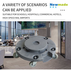 2025 Cubo de basura comercial industrial Dolly Venta caliente en Canadá EE. UU. H0690 Limpieza comercial - Product Image 5
