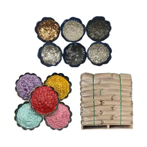 Wholesale bulk natural gold silver black mica flakes cosmetics add glitter glitter epoxy floor pearlite synthetic sericite