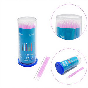100 Piezas de Microaplicadores Dentales, Cepillos Desechables, Microcepillos, Puntas Multiusos para la Higiene Bucal - Product Image 6