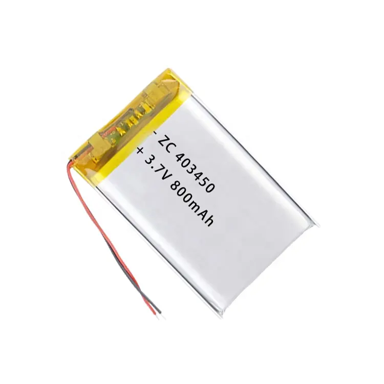 Nhà sản xuất cung cấp trực tiếp 403450 Polymer Pin Lithium 3.7V 800mAh Massager pin lithium polymer