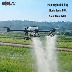 BROUAV 80L Agro Pesticide Agricultural Sprayer <b>Drone</b> for Large-Acre Fields - Product Image 2