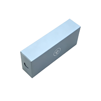 Boîte à tiroir rose et bleue personnalisée avec logo imprimé, écologique, recyclable, en matériaux recyclés, fermeture magnétique, fenêtre transparente