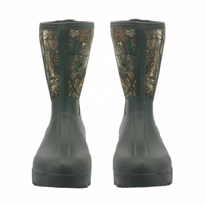 Bottes <span class=keywords><strong>de</strong></span> <span class=keywords><strong>pluie</strong></span> <span class=keywords><strong>de</strong></span> chasse mi-mollet en néoprène résistantes à l'eau, camouflage personnalisé, vente en gros YL494 pour hommes - Product Image 5