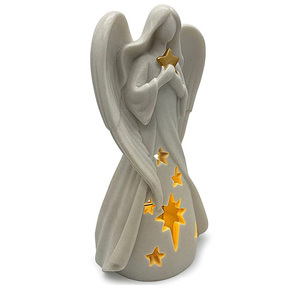 <span class=keywords><strong>Angelo</strong></span> statua portacandele Tealight regalo di grazia <span class=keywords><strong>con</strong></span> <span class=keywords><strong>candela</strong></span> Led tremolante - Product Image 3