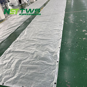 Australie Marché Heavy Duty Clear Waterproof PE Tarpaulin Cherry Farm Rain Cover Bâche écologique avec œillet à ultrasons - Product Image 2