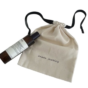 Bolsas Reutilizables de Algodón Natural con Cordón, Bolsas para Productos, Bolsas de Regalo al por Mayor, Bolsitas para Joyería, para Fiestas, Bodas, Almacenamiento en el Hogar - Product Image 1