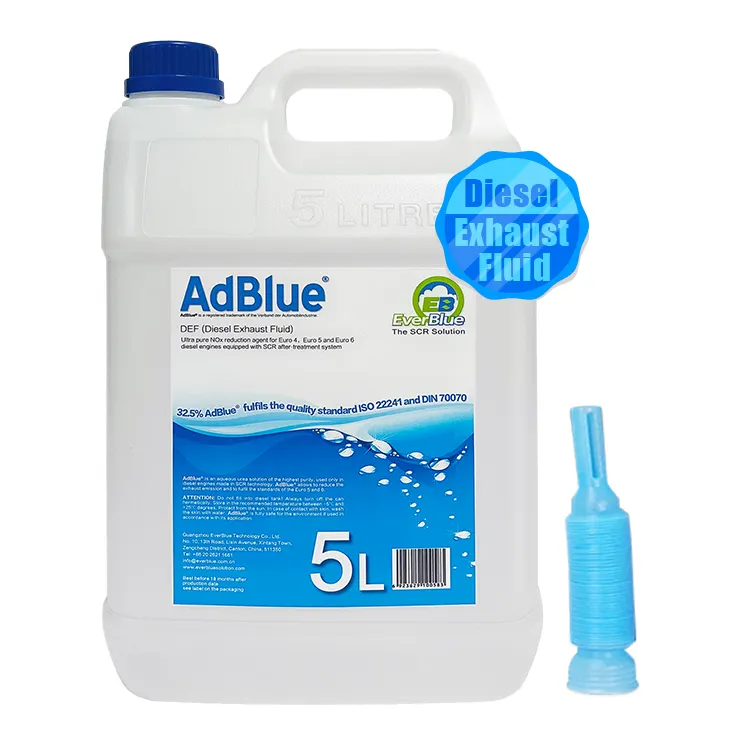 Warehouse Adblu Lösung 5L Ad Blue erhältlich in benutzer definierten 23 Arten Verpackungs logo