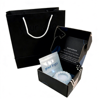 Boîtes d'emballage rigides pour aligneurs dentaires personnalisés avec logo de clinique dentaire, ensembles d'aligneurs, boîtes d'emballage en papier avec sac en papier