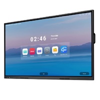 Tableau blanc interactif intelligent 4K IR Touch, Android 16 Octa Core 8 Go 128 Go, double système d'exploitation, pour l'école, les conférences et la formation