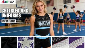 Tenue de cheerleading taille standard : débardeur sans manches et short, idéale pour la danse, avec strass, tenue d'entraînement de cheerleading abordable pour l'entraînement - Product Image 3