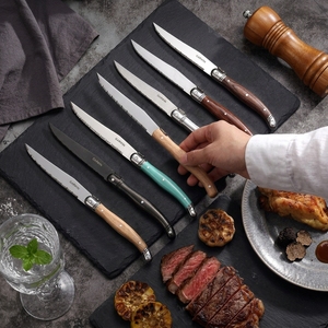 Couteaux à steak <span class=keywords><strong>Laguiole</strong></span> personnalisés OEM Garwin, acier inoxydable, polissage miroir, écologiques, prix d'<span class=keywords><strong>usine</strong></span> en gros - Product Image 3