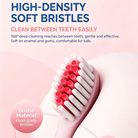 Brosse à dents électrique ultrasonique pour enfants, poils souples, entièrement automatique, portable, mignonne, dessin animé, brosse de nettoyage des dents pour enfants
