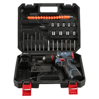 Perceuse électrique sans fil à double batterie 18V, moteur sans balais, puissance de perçage maximale 10mm, pour la décoration