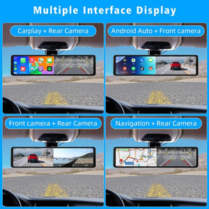 Yeni 12 "4K Dash kamera dikiz aynası kamera Wifi Carplay & <span class=keywords><strong>Android</strong></span> oto çift lensli araba DVR Video kaydedici GPS 24H parkı - Product Image 6
