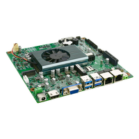 Carte mère industrielle embarquée Intel Whiskey Lake U 2*DDR4 64 Go 2*LAN Gigabit 6 ports COM Triple affichage pour Kiosque, Distributeur Automatique de Billets, Affichage Numérique