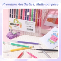 Ensemble de stylos gel à paillettes de 100 couleurs, coffret cadeau ultime pour artistes et journaliers