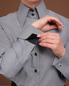 Camicie Formali da <span class=keywords><strong>Donna</strong></span> di Alta Qualità OEM ODM Personalizzate Traspiranti Antirughe in <span class=keywords><strong>Misto</strong></span> Cotone Taglie Forti - Product Image 5