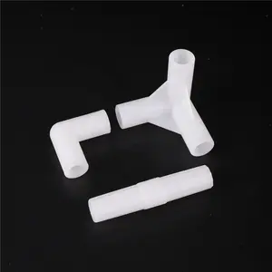 8mm PVC PE Pipe Plastic Connector Tee Elbow Straight Joint Furniture DIY Tent Fitting Coupling