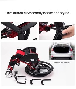 Silla <span class=keywords><strong>de</strong></span> <span class=keywords><strong>Ruedas</strong></span> Deportiva <span class=keywords><strong>de</strong></span> Estilo Casual, <span class=keywords><strong>de</strong></span> Aleación <span class=keywords><strong>de</strong></span> Aluminio, con Absorción <span class=keywords><strong>de</strong></span> Impactos, Tipo Deportivo - Product Image 4