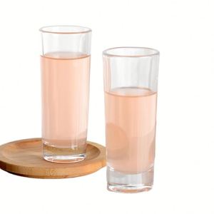 Verres à shot transparents personnalisés de 60 ml à base épaisse, verres hauts de 2 oz pour whisky, tequila, vodka, spiritueux et liqueurs – Vente en gros - Product Image 3