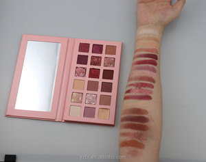 Palette di ombretti 18 colori forniture per trucco Private Label di alta qualità con pigmenti opachi nuova forma in polvere per uso oculare - Product Image 2