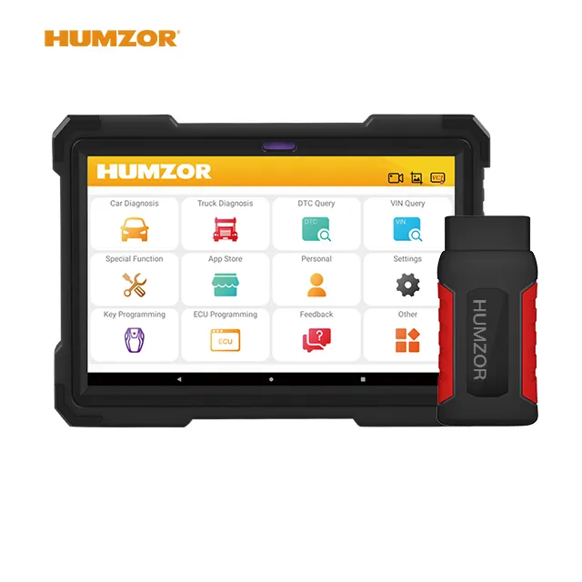 Nhà Máy ban đầu humzor nd666 Elite 12V 24V xe tải OBD2 máy quét tự động công cụ Chẩn đoán Máy quét hỗ trợ 27 Chức năng đặc biệt