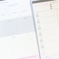 Organizador de tiempo de oficina y escuela, libreta de notas, papelería, fina